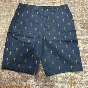 Pineapple Print Men Shorts